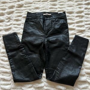 Levis snakeskin textured jeans